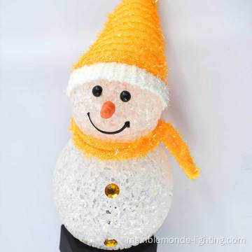 Christmas Snowman Garden Hurtyard Lawn Lead Ground Light